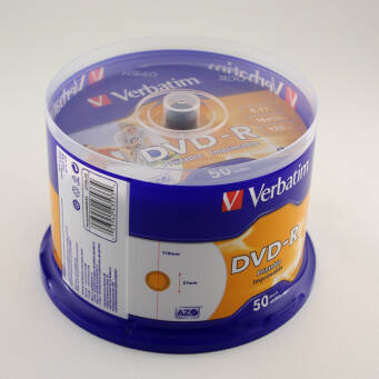 VERBATIM DVD-R 4,7GB Print (cake 50 szt.)