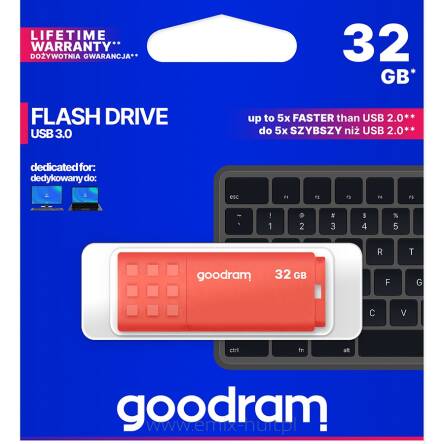 GOODRAM 32GB UME3 3.0 (pom.)