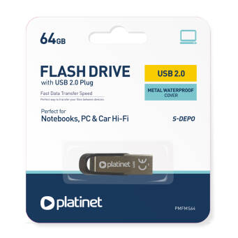 PLATINET 64GB S-Depo 2.0 metal