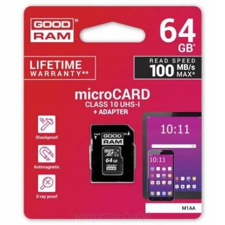 GOODRAM microSD 64GB class10