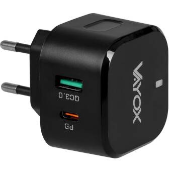 Ładow. sieciowa VAYOX VA-0001 (USB+C) Quick Charge 3.0
