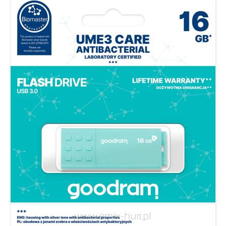 GOOODRAM 16GB UME3 (3.0) miętowy