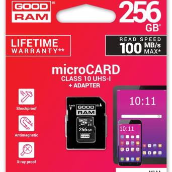 GOODRAM microSD 256GB class10
