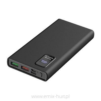 PLATINET 10000 mAh LCD (czarny)