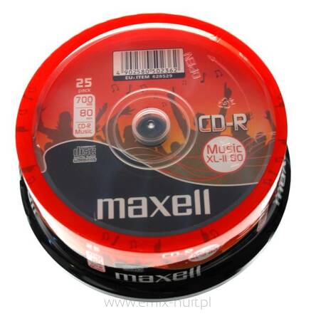 Maxell CD-R 80 audio (cake 25 szt.)