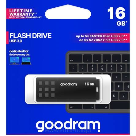 GOOODRAM 16GB UME3 (3.0) czarny